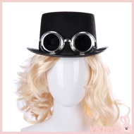 VIC Steampunk Men Hat Gothic Halloween Steampunk  Hat For Men  Jazz Hat