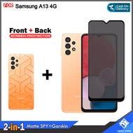 Paket 2in1 Ceramic Spy Bonus Garskin Samsung A05 A5s A04 A04e A04s A15 4G 5G A25 5G A24 4G A14 4G 5G