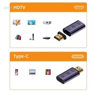 【3C】 Magnetic 4K60Hz TypeC UsbC to HDTV Adapter for Laptop and Mobiles 1080P
