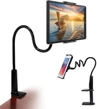 Gooseneck Tablet Holder Cell Phone Holder, Universal 360° Flexible Tablet Stand, Lazy Arm Holder Cla