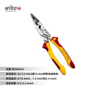 German Wiha Weihan 8-in-1 Multifunctional Electrical Insulation Assembly Pliers Wire Stripper Wire P