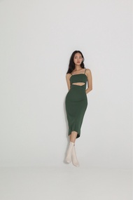 Tilly Dress - Dark green