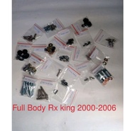 Baut body full set Rx king tahun 2000 - 2006 full set karet body