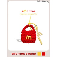 Emo Mai Mai M Kee Universal Headphone Bag Keychain Couple Pendant Bag Men Women Accessories All-Matc