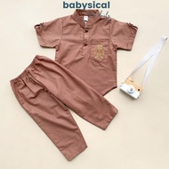 Muna BABYSICAL 1-7 Years GOLD SERIESkoko For Raya Collection - Children's Clothing Koko Suit Koko Su