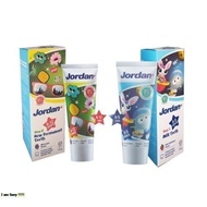 Jordan Toothpaste Toothpaste STEP 1 Age 0-5 Years STEP 2 6-12 Years Jordan Baby Toothpaste - Jordan 