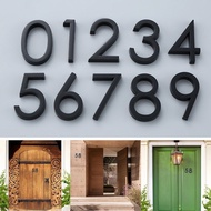 [ISHOWMAL]3D House Number 3D Effect Anti Rust Beautiful Appearance Adhesive House Number