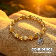 Confidence Crystal Bracelet | Solar Plexus Chakra | 7 Chakra Series