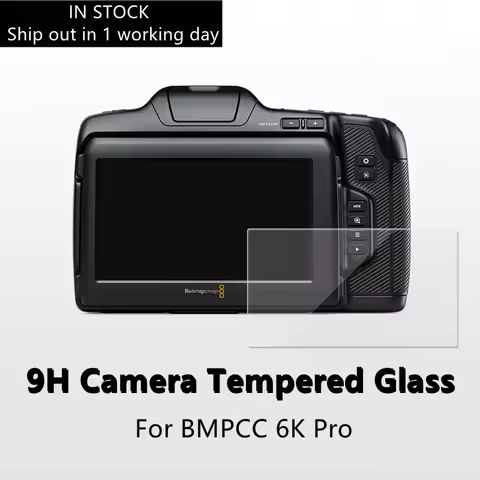 Tempered Glass for BMPCC 6K Pro bmpcc6kpro Camera Protective Glas Screen Protector for Blackmagic De