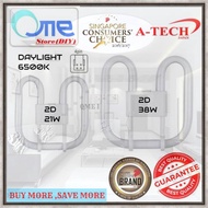 A TECH(JAPAN)-2D 4Pin 21w | 38w Fluorescent Tube Dalight 6500k