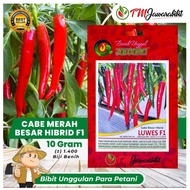 Terlaris Bibit cabe merah besar hibrid LUWES F1 isi 10 gram || produk