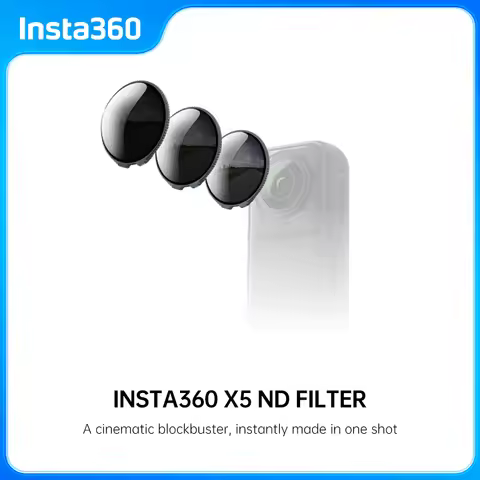 Original Insta360 X5 ND Filters for X5 Accessories ND16 ND 32 ND64 Cinematic Motion Blur Tempered Gl