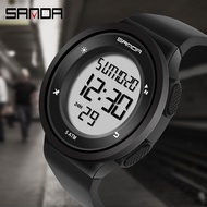 SANDA Digital Watch Men Military Army Sport Date Wristwatch Top Brand Luxury LED Stopwatch Waterproof Male Electronic Clock 2001