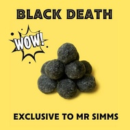 Mr Simms Black Death Sour Candy (Repack) - Makanan Viral gula masam gila