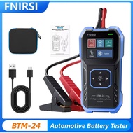 FNIRSI BTM-24 Automotive Battery Tester 12/ 24V Digital Voltage Capacity Tester Electric Vehicle Sta