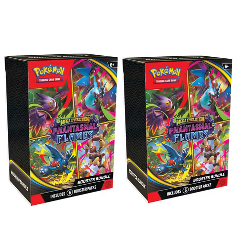 Pokemon PTCG English Mega Phantasmal Flames Scarlet Violet 151 Booster Bundle Version ME02 Trainer B
