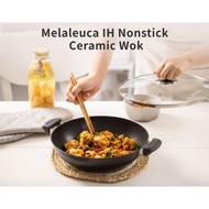 Melaleuca Nonstick Ceramic Wok, 32cm Wok, Non Stick Wok, Ceramic Wok