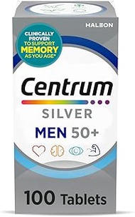 Centrum Silver Multivitamin for Men 50 Plus, Multivitamin/Multimineral Supplement with Vitamin D3, B
