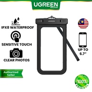 UGREEN Phone Bag Case Waterproof Crystal Clear Casing Sensitive Touch Pouch Up to 6.7 inch iPhone 16