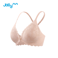 Jollynn Jelly Support Front-Clasp & Entice Back Lace Bra เสื้อชั้นใน บราลูกไม้ตะขอหน้า สวมถอดง่าย ดี