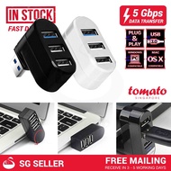 [SG Seller] USB 3.0 3-Ports Rotatable Hub Splitter For Laptop PC Computer