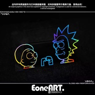 SGLink Modified Car Sticker American Comic Pattern Rick and Morty Rick and Morty Rick and Morty Boxi