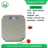 COS CHANGE OVER SWITCH/ OHM SWITCH/ CAM STATER GZ 4P 63A