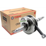 Crankshaft STD TOBAKI LC135 EX5 DREAM Y15ZR CLASS1 W125 STANDARD WITH BEARING Wave125 4S 5S ES ORIGINAL TOBAKI