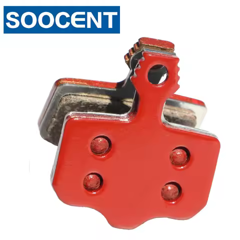 4 Pairs Red Sintered Bicycle Brake Pads for SRAM AVID Elixir 1 3 5 7 9 R CR for SRAM XX X0 Avid DB1 