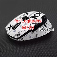 Mouse Skin Anti-Slip Grips Tape for Logitechs M720 Triathlon Multi-Device Wireless Mouse Full Covera
