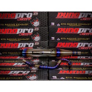 DYNOPRO JECT WAVE125 STD OPEN EXHAUST SUPRA (TITANIUM)