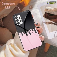 HP [ Samsung A52 ] Case Glass Samsung A52 | Casing Samsung A52hp | Mirror Case Samsung A52 - Kesing 