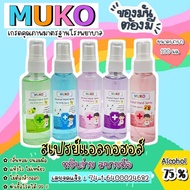 สเปรย์แอลกอฮอล์ 70%ขนาด 100ml. แบบน้ำ สเปรย์ ใช้สำหรับฆ่าเชื้อโรค ทำความสะอาดมือ แห้งไว ไม่เหนียวมือ