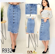Kyoko Fashion Rok Jeans Ayunda / Rok Jeans Panjang / Rok Jeans Wanita / Bawahan Wanita / Fashion Wan