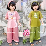 Ba Ba Set for Girls Comes with a Beautiful Soft High Quality Silk Hairband V056