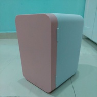 Mini Portable Pink Fridge