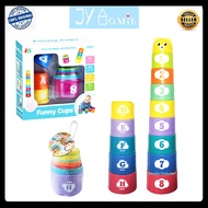 Stacking Toys Stacking Cup Stacking Game Kid Toy Stacking Cup Stacking Toys Mainan Bayi Mainan Stack