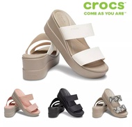 รองเท้า Crocs Brooklyn Mid Wedge รุ่นเพิ่มสูง 2.3'' เหมาะสำหรับผู้หญิง สินค้าเกรด A  มีให้เลือก 4 สี