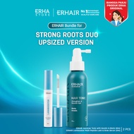 Erhair Strong Roots Duo [ERHAIR Lashbooster Multi-Peptide Lash & Brow Serum (3ml) +ERHAIR HairGrow T