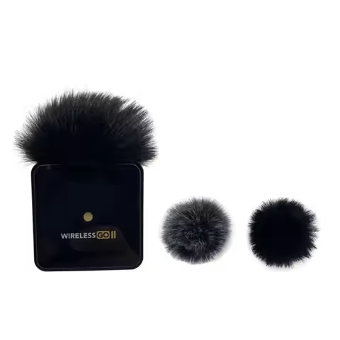 Noise Reducing Windshield Microphone Furry Windscreen Protections Sleeve for RODE WIRELESS GO II Cap