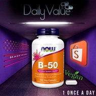 B Complex Vitamins/Vitamin B-Complex B-50/B-100 by NOW FOODS