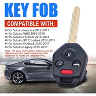 Keyless Entry Remote Head Key Fob Replacement for Subaru Impreza WRX Forester XV Crosstrek Outback L