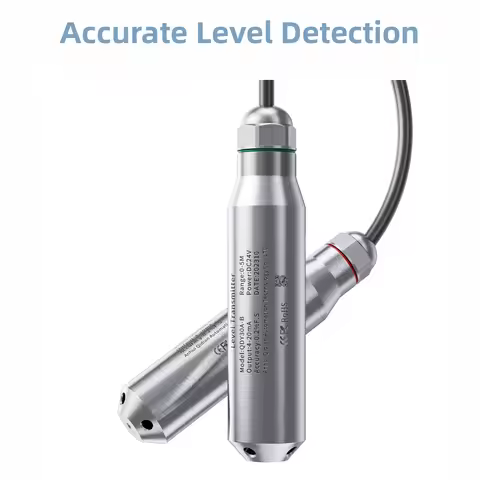 QDY30A-B Hydrostatic water Pressure Level Sensor probe 4-20ma 0-10V RS485 0-3.3v signal output liqui