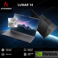 Promo!!! PROMO!!! Aftershock Lunar 14th Intel Core i7-10TH/NVIDIA/BACKLITE/ GAMING Design LAPTOP