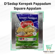 D'Sedap Kerepek Pappadam Square Appalam Papadam Chips 3kg Halal