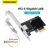 5000Mbps 2.5G Gigabit PCI-E To RJ45 Network Card 2500/1000Mbps Ethernet PCIE 1 Port RJ45 LAN Card Co