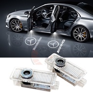 【Ready Stock】2Pcs Mercedes Benz Led Car Door Welcome Light For 2013-2018 CLA C117 W117 CLS C218 W218