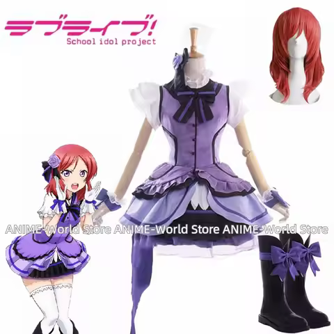 Anime Love Live ! LoveLive! Kira-kira Sensation Nishikino Maki Cosplay costume Carnival Halloween Wi