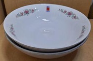 早期大同瓷碗 大同國際牌電冰箱厚實瓷碗 湯碗 碗公 -直徑24公分- 2 碗合售