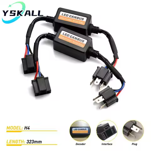 2pcs Car Accessories Led Canbus Load Resistor Controller Auto Led Decoder Decoder Adapter Resistor H
